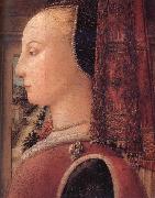 Fra Filippo Lippi Details of Portrait of a Woman with a Man at a Casement oil painting artist
